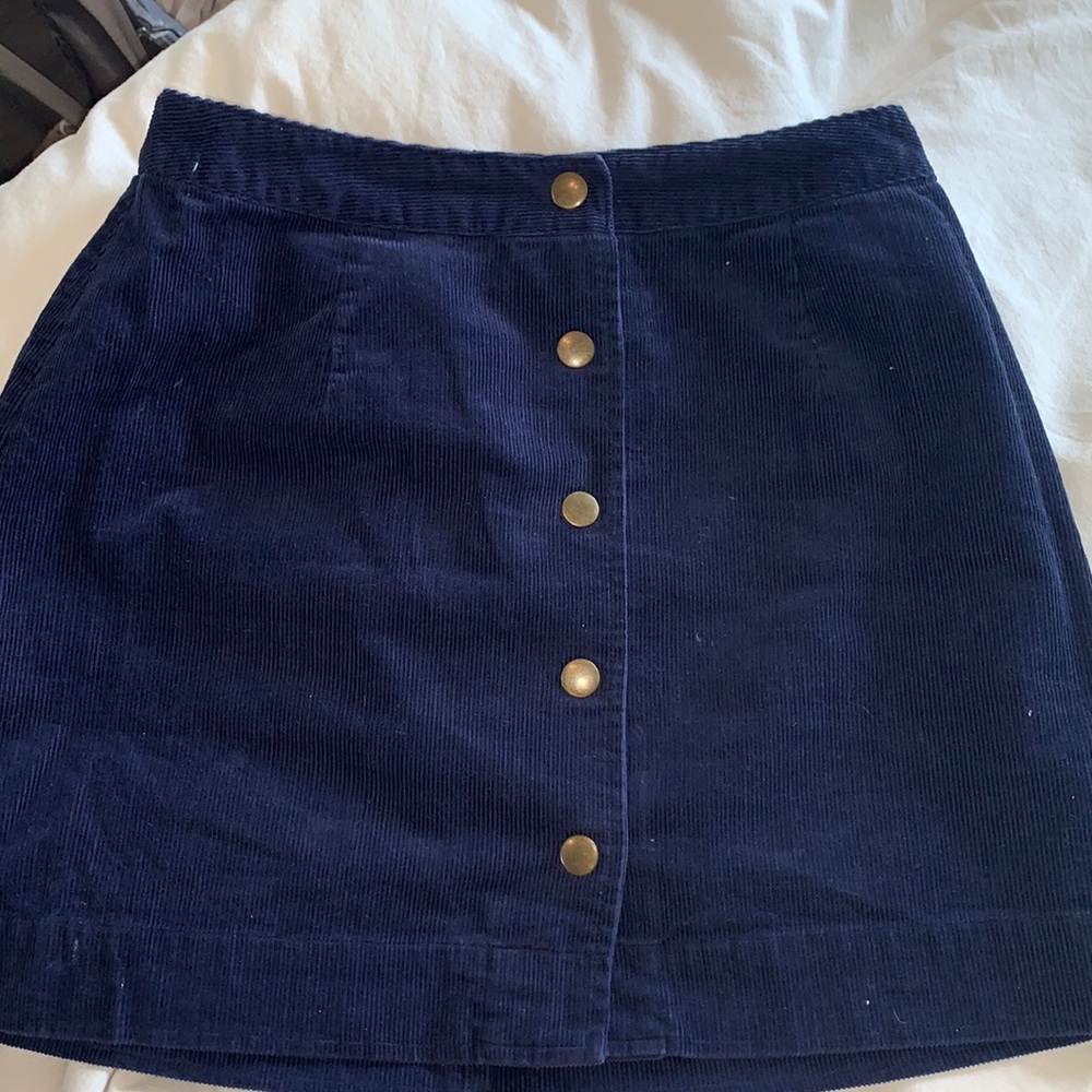 OLD NAVY HIGHWAISTED CORDUROY SKIRT SIZE 0